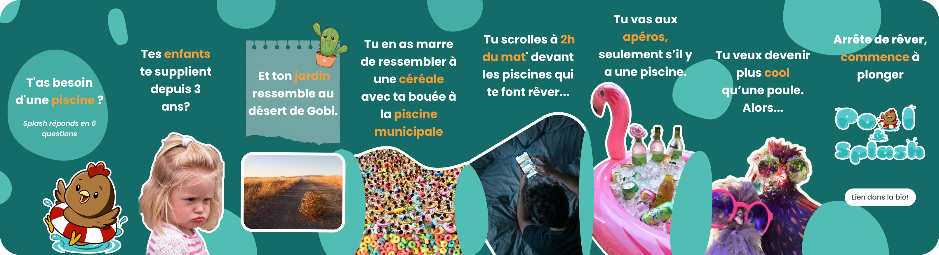 Carrousel Instagram Pool & Splash