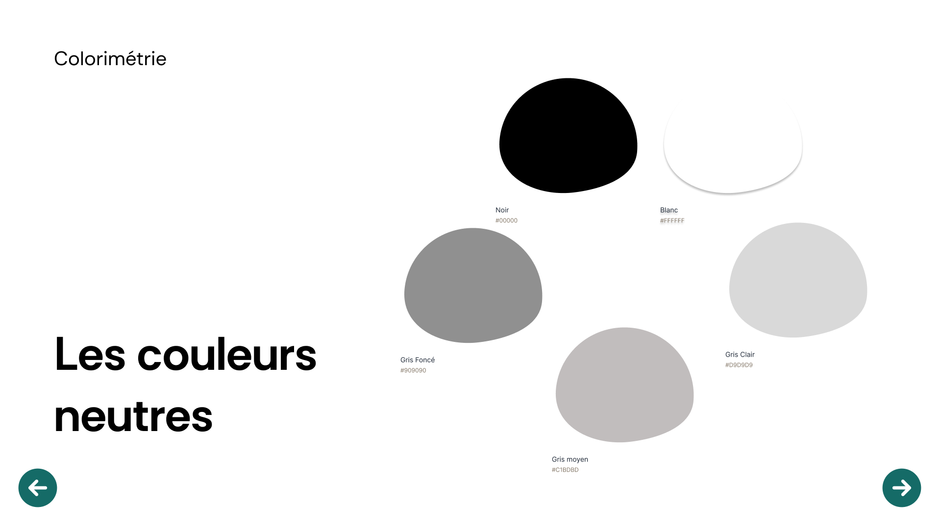 Palette — couleurs neutres