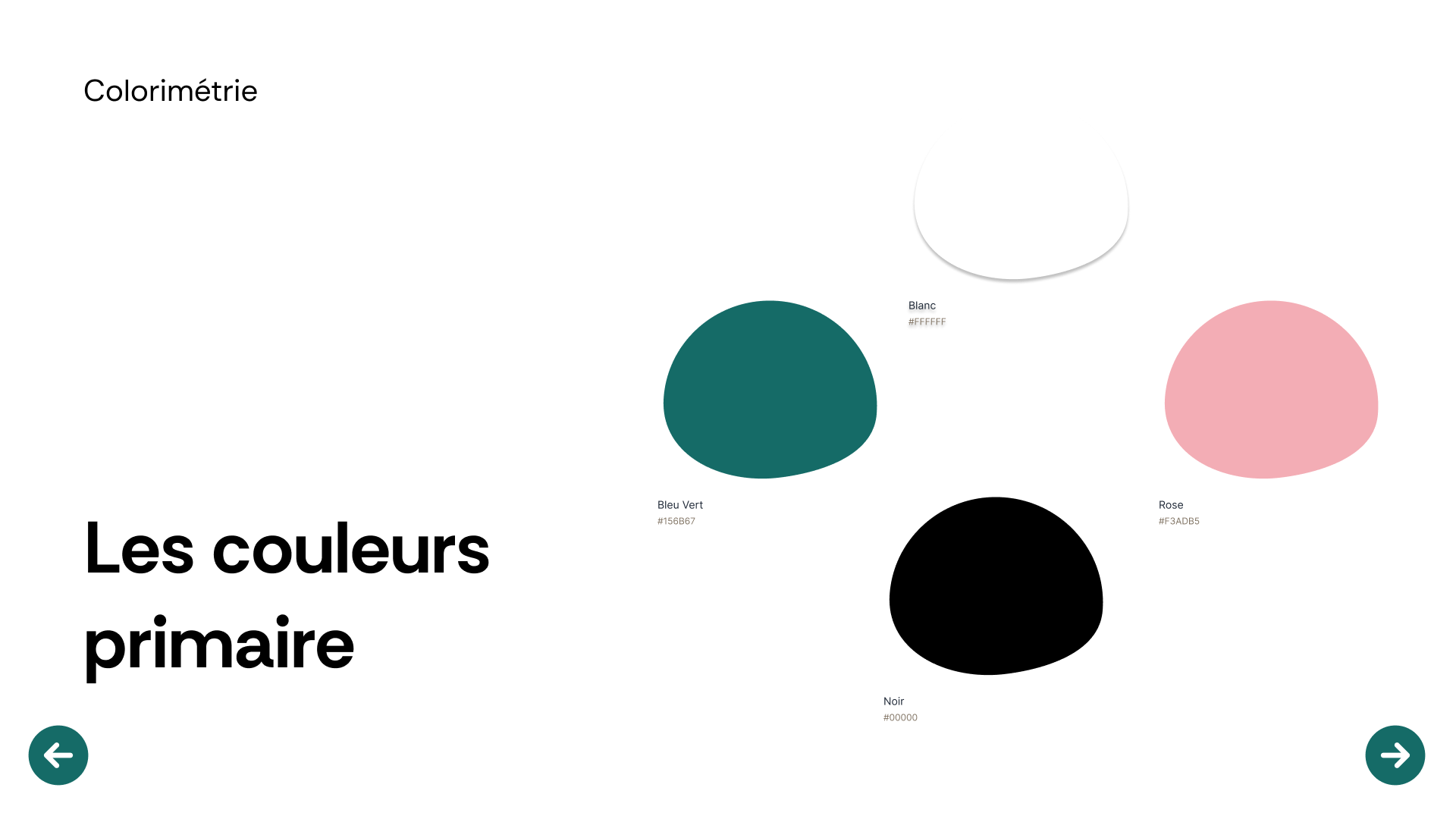 Palette — couleurs primaires
