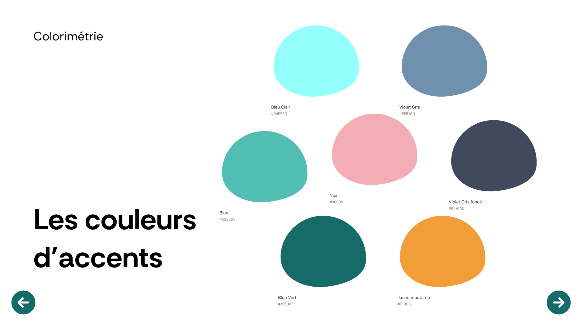 Palette — couleurs d'accents