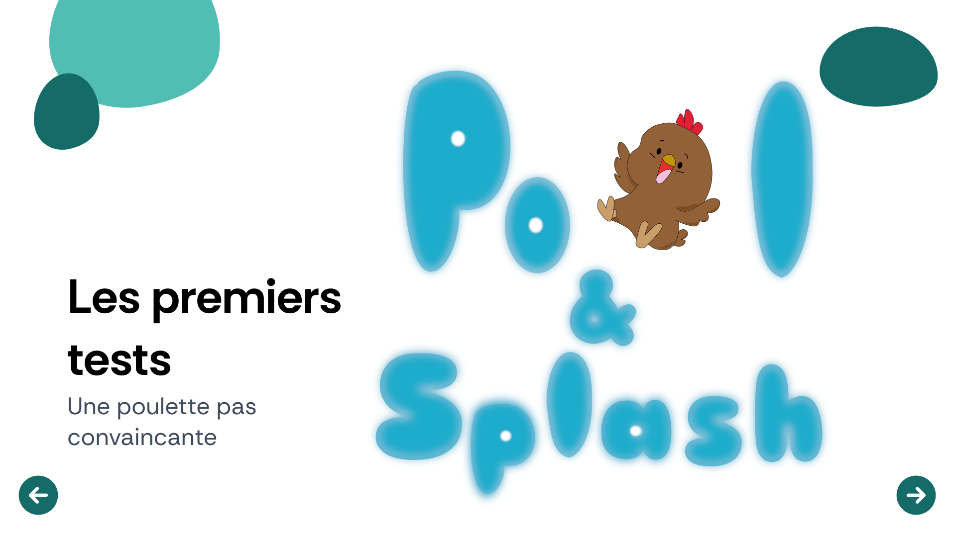 Premiers tests de logo