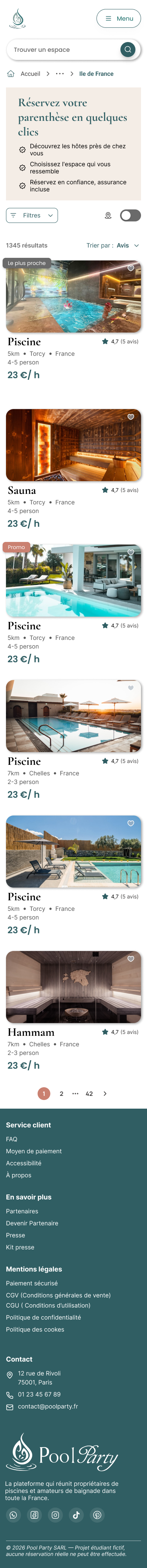 Page catégorie — mobile