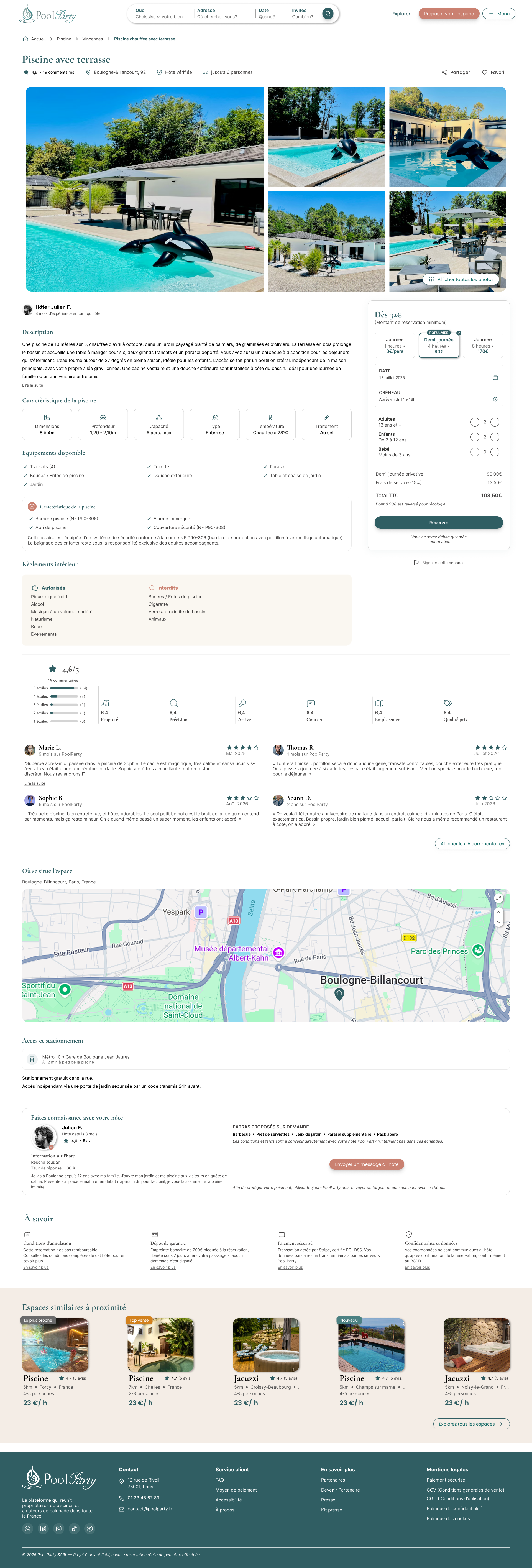 Page produit — desktop