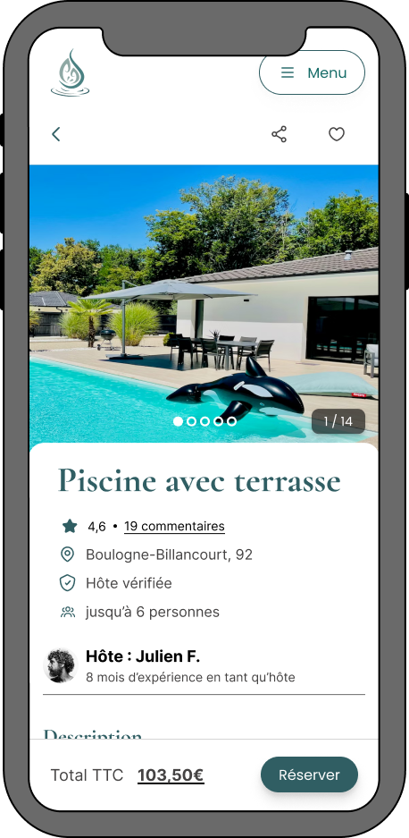 Page produit — mobile